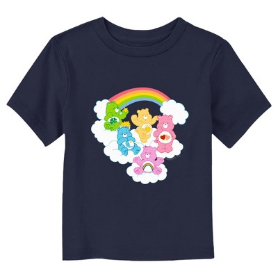 Care Bears Rainbow Clouds Party T-shirt - Navy Blue - 4t : Target