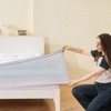 VEVOR Mattress Topper, Queen Size, 4 in Thickness, Memory Foam, Fiber Fill, Detachable & Washable, Ergonomically Designed for Pressure Relief, White - 2 of 4