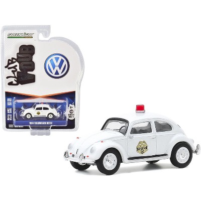 1964 Volkswagen Beetle White "Scottsboro Police Department" (Scottsboro, Alabama) "Club Vee V-Dub" Series 11 1/64 Diecast Model Car by Greenlight