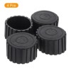 Unique Bargains PVC Soft Glue Non-Slip Washable Flat Chair Leg Tips Caps 4 Pcs - 3 of 4
