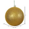 Vickerman Antique Gold Ball Ornament - 2 of 4