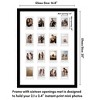 Americanflat 15x20 Instant Film Frame in Black - Instant Mini Film Frame with 16 Openings - Collage Picture Frame with Double White Mat - 4 of 4