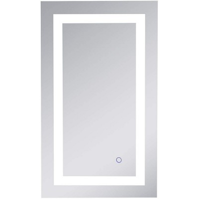Elegant Lighting Helios 18in x 30in Hardwired LED mirror with touch sensor and color changing temperature 3000K/4200K/6400K