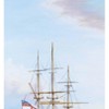 Old Modern Handicrafts “H.M.S. Victory Moored in Portsmouth” Oil Painting – Hand-Painted Naval Canvas Wall Art, 47x31 in - 3 of 4