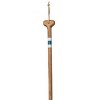 Beachcombers 35.4" Blue Stripe Natural Fir Wood Wall Hanging Oar Coastal Nautical Decor - 2 of 3