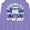 - SpongeBob SquarePants - Fly on The 4th of July Graphic Sleeveless Aline Dress - 2 of 4