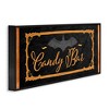 Stupell Industries Spooky Candy Bar Sign Halloween Bat Orange Black Framed Giclee Art, Black, 24" x 10" - 2 of 4