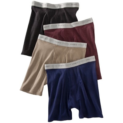 hanes men's big and tall boxer briefs