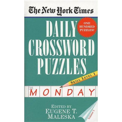 The New York Times Daily Crossword Puzzles Monday Volume I Paperback Target