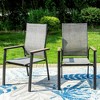 5pc Patio Set with Steel Table, Umbrella Hole & Aluminum Chairs - Captiva Designs: Outdoor Dining Furniture - 2 of 4