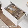 6 Drawer Dresser for Bedroom, Wooden Double Dresser Organizer with Storage Freestanding, Modern Chest of Drawers for Bedroom, Living Room - 4 of 4