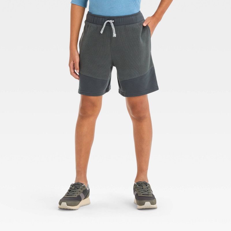 Boys&#39; Textured Pull-On Shorts - Cat &#38; Jack&#8482;, 1 of 5