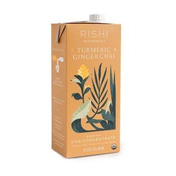 Rishi Organic Tumeric Ginger Chai Concentrate -  32oz