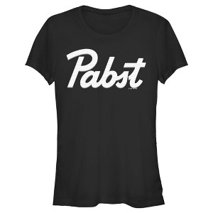 Pabst Black Logo T-Shirt - 1 of 4