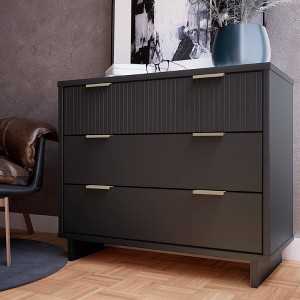 Granville Modern 3 Drawer Standard Dresser - Manhattan Comfort - 1 of 4