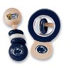 Baby Fanatic Wood Rattle 2 Pack - NCAA Penn State Nittany Lions Toy Set - 2 of 4