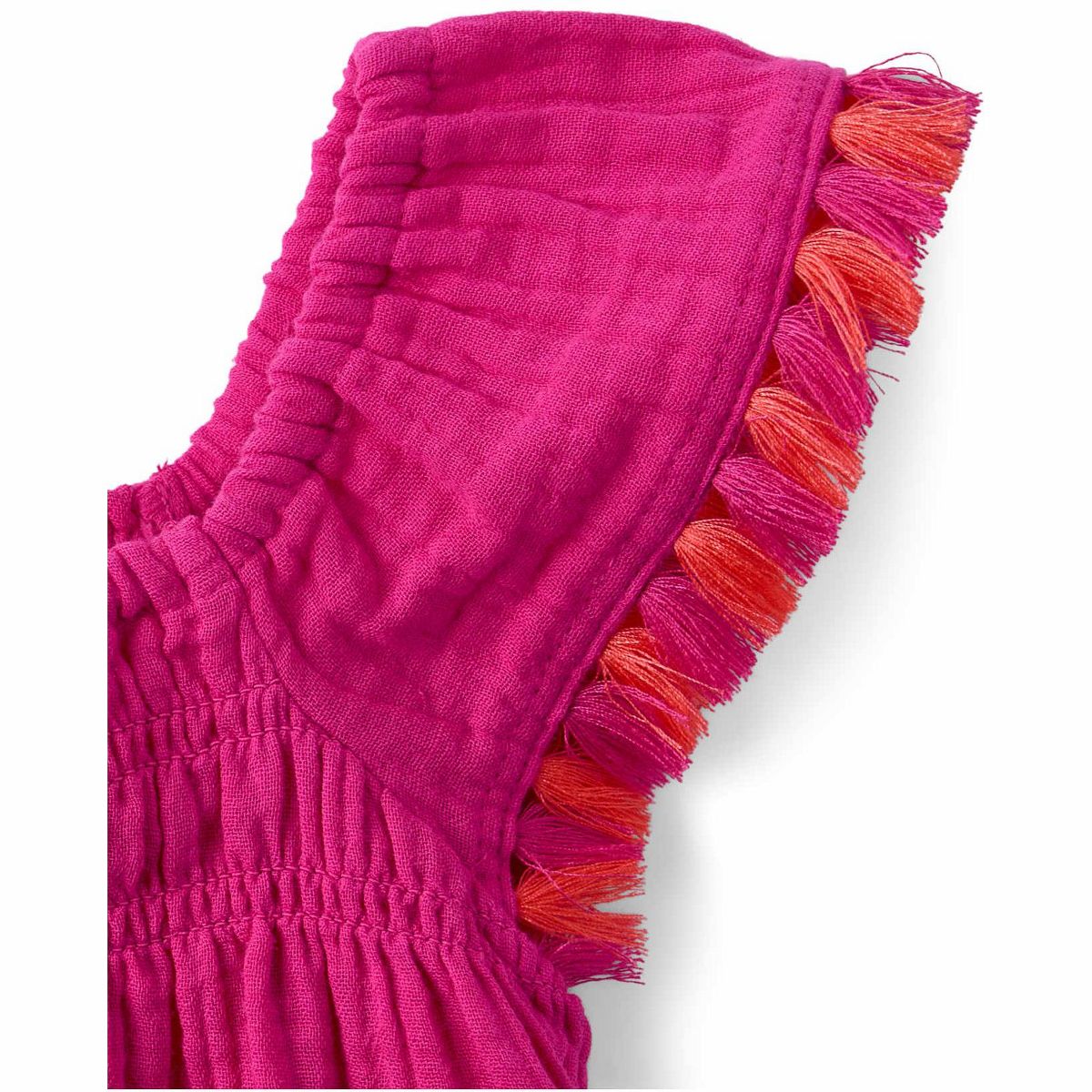The Children's Place Toddler Girls Short Sleeve Tassel Gauze Flutter Top - thumbnail 5