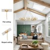 PAKOKULA 32-Light Gold Large Farmhouse Classical Wagon Wheel Chandelier - 3 of 4
