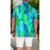 LA LEELA Mens Hawaiian Short Sleeve Button Down Shirt Men's Casual Shirts Vacation Tropical Beach Summer Party Shirts for Men - image 3 of 4