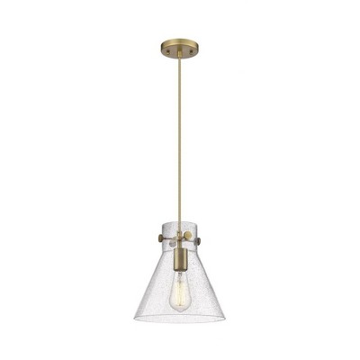 Newton Cone - 1 Light Pendant In Industrial Style-11 Inches Tall and 10 Inches Wide
