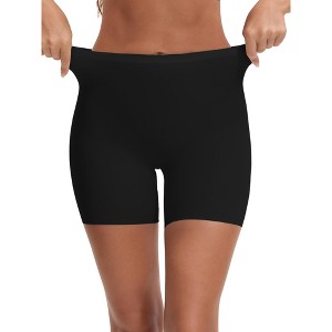 INSPIRE CHIC Slip Shorts for Under Dresses for Women's Seamless High Waist Tummy Control Butt Lifter Thigh Slimmers - 1 of 4