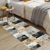 Washable Area Rug for Living Room Bedroom Rug Modern Floral Area Rug Non Slip Rugs Soft Low Pile Stain Resistant Carpet - 3 of 4