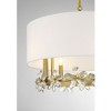 Savoy House Dahlia 4 - Light Pendant in  Warm Brass - 4 of 4
