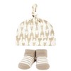 Hudson Baby Unisex Cap and Socks Set, Modern Giraffe, 0-9 Months - 3 of 4