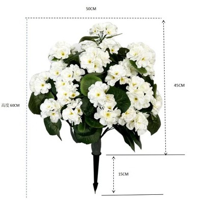 2-Pack Crabapple Flower Ground Stakes