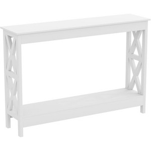Safdie & Co. 47.25"L 1-Shelf Console Table in White - 1 of 3