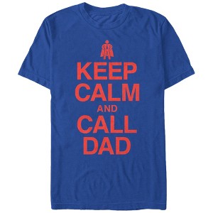 Men's Lost Gods Keep Calm and Call Dad T-Shirt - 1 of 4