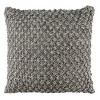 Janan Knit Pillow - Dark Grey/Natural - 20"X20" - Safavieh - 3 of 3