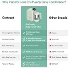 Chefhandy 5-in-1 Baby Food Maker | Auto Steam, Cook & Grind Blender | with Baby Bottle Warmer & 6 BPA-Free Pouches | Touch Screen Control, Green - 3 of 4
