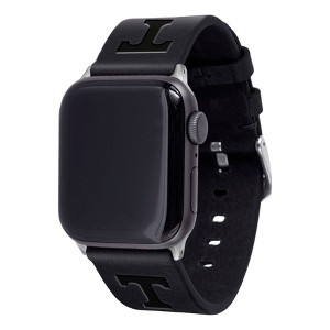 NCAA Tennessee Volunteers Apple Watch Compatible Leather Band - Black - 1 of 4
