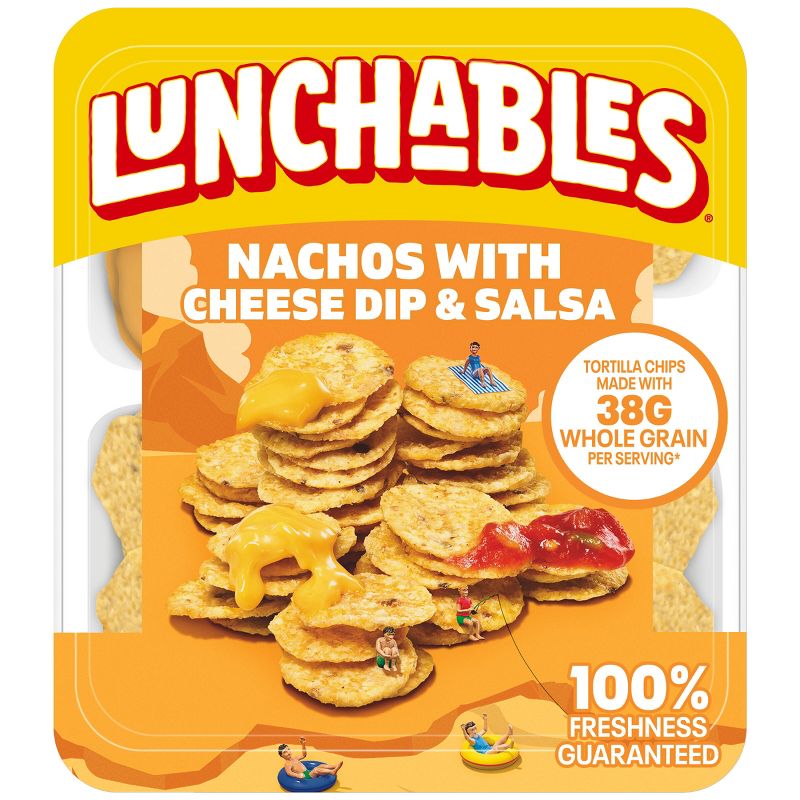 Lunchables Nachos Cheese Dip &#38; Salsa - 4.4oz, 1 of 14