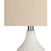 Mark & Day Leoben 18.5"H x 9"W x 9"D Traditional White Table Lamps - 4 of 4