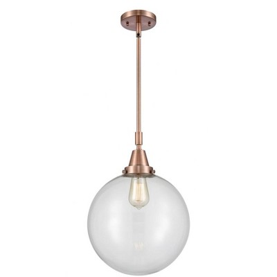 Beacon - 1 Light Stem Hung Mini Pendant In Industrial Style-16.13 Inches Tall and 12 Inches Wide