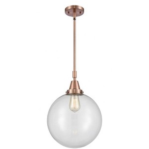 Beacon - 1 Light Stem Hung Mini Pendant In Industrial Style-16.13 Inches Tall and 12 Inches Wide - 1 of 1