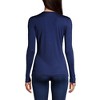 Lands' End Women's Silk Interlock Long Sleeve Crewneck Long Underwear Top - 2 of 4