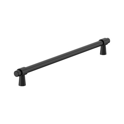 Amerock Renown 18 Inch (457mm) Center-to-center Matte Black Appliance ...