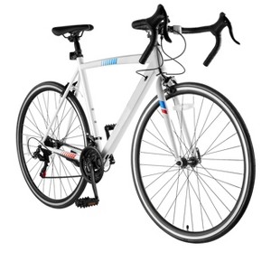 21-Speed Carbon Steel Road Bike with Caliper Brakes, 700x25C Tires, Shimano Drivetrain, Drop-Bar Commuter Bicycle - 1 of 4