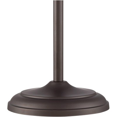 Adjustable Bronze Torchiere Floor Lamp with Multi-Head Design