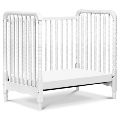 White Pine 3-in-1 Convertible Mini Crib with Wheels