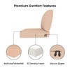 Covers&All Outdoor Seat / Back Deep Seating Cushion, Eco-friendly Olefin Fabric, 24 in L x 22 in W x 5 in Thick - 3 of 4