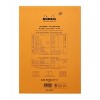 Rhodia Staplebound Notepad - Blank 80 sheets - 8 1/4 x 11 3/4 - Orange cover - 3 of 4
