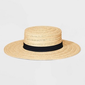 Straw Boater Hat - Universal Thread™ - 1 of 4