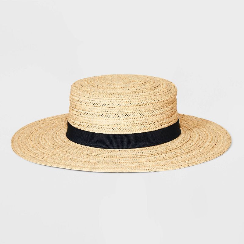 Straw Boater Hat - Universal Thread™, 1 of 8