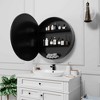 Lirago Bathroom Vanities Surface-mounted Round Mirror Cabinet with Mirror 24*24 White - 3 of 4