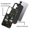 BONGEEK Case Compatible with Samsung Galaxy S25,Scratch Resistant Hybrid 2-Layer Hard Shell Bright Phone Case,Christmas Retro Snowman Green - 2 of 4