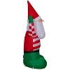 Gemmy Christmas Inflatable Gnome, 4 ft Tall, Multi - 4 of 4
